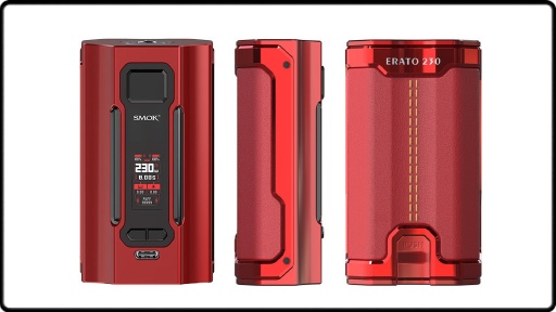 L'écran de la box Erato 230